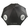Wholesale cheap family customised black promotion high quality 150cm studio wooden handle 30'' golf umbrella